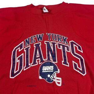 Vintage 90s Competitor New York Giants Pullover Crewneck NFL Red Men’s XL